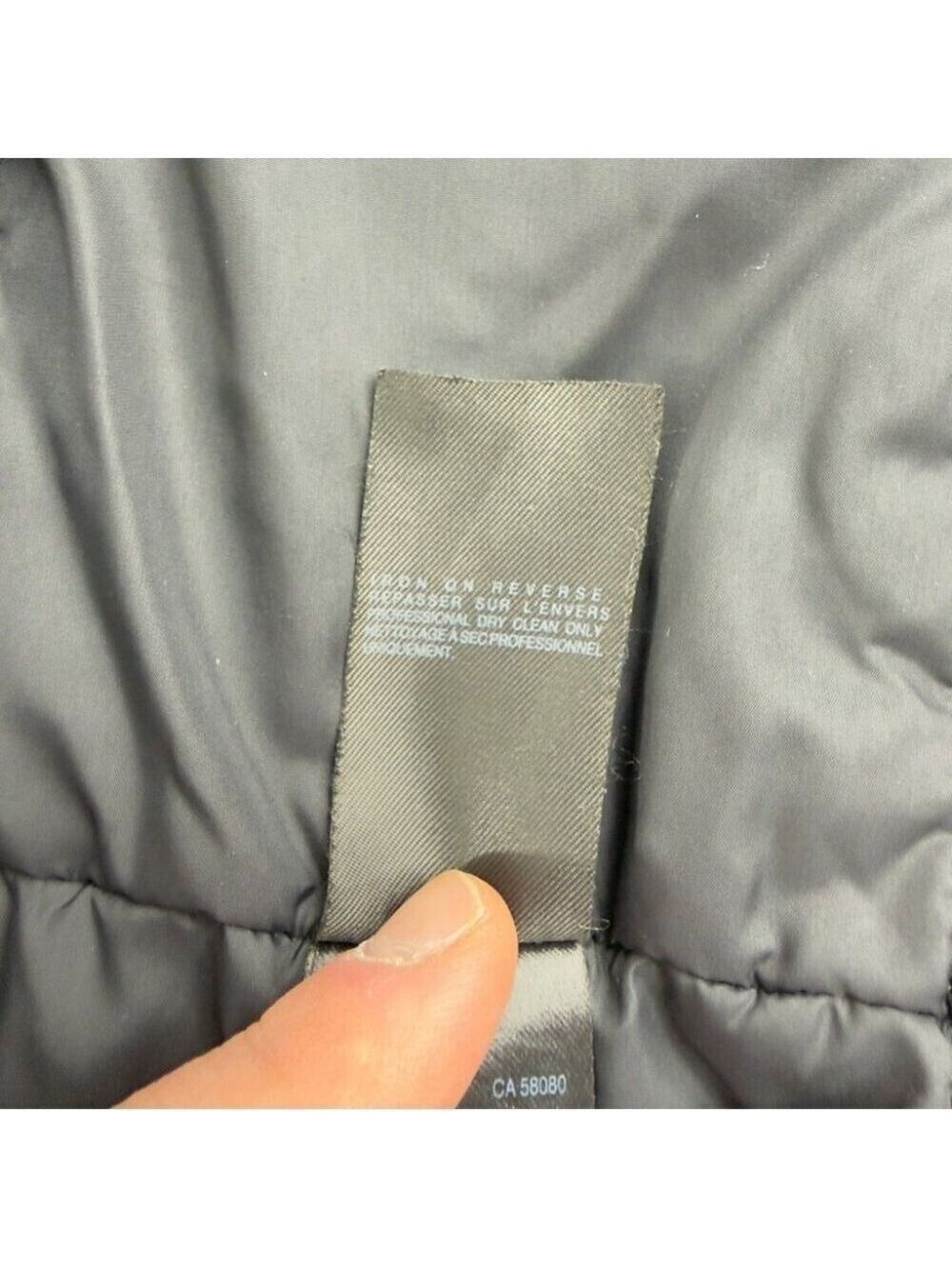 All Saints Men's Size Small Kray Black Parka Made in Turkey British Millerain - Picture 7 of 13